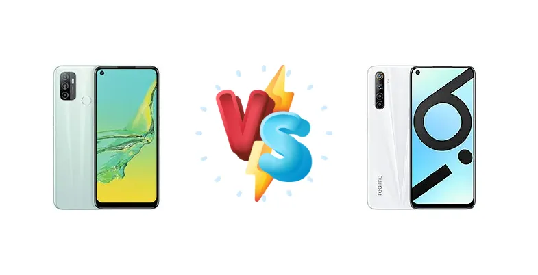 Oppo A32 vs Realme 6i (India)