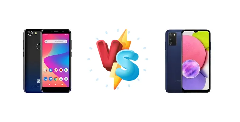 BLU G50 vs Samsung Galaxy A03s
