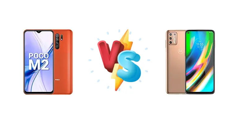Xiaomi Poco M2 vs Motorola Moto G9 Plus