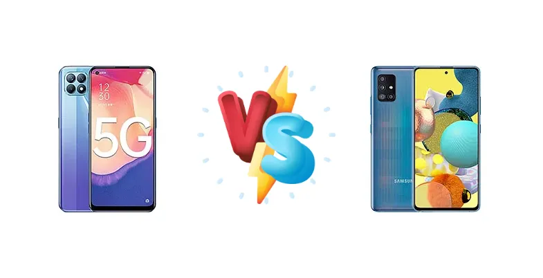 Oppo Reno4 SE vs Samsung Galaxy A51 5G UW