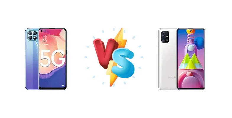Oppo Reno4 SE vs Samsung Galaxy M51