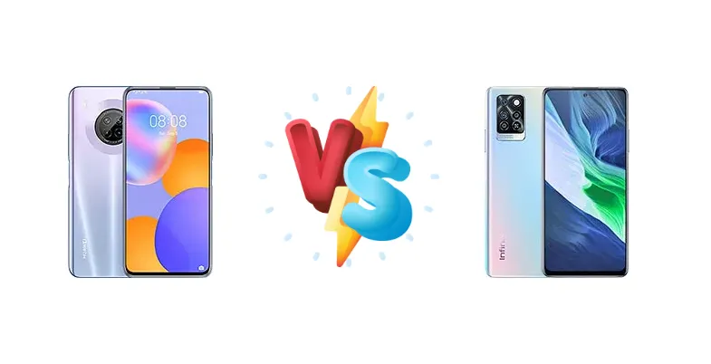Huawei Y9a vs Infinix Note 10 Pro NFC