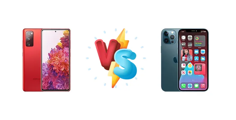 Samsung Galaxy S20 FE vs Apple iPhone 12 Pro Max
