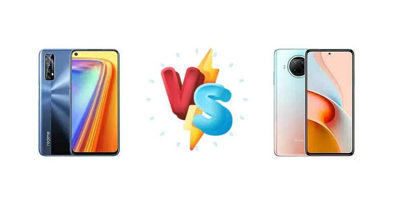 Realme 7 (Asia) vs Xiaomi Redmi Note 9 Pro 5G