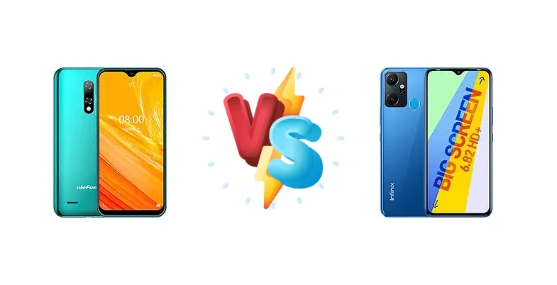 Ulefone Note 8 vs Infinix Smart 6 Plus (India)
