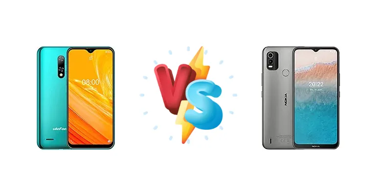 Ulefone Note 8 vs Nokia C21 Plus