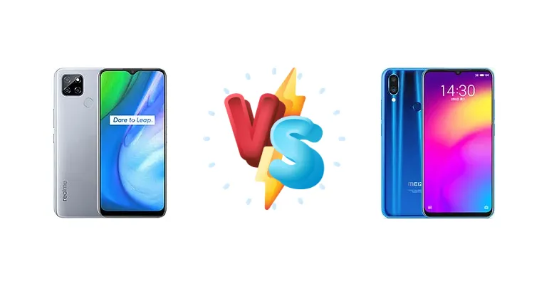Realme V3 vs Meizu Note 9