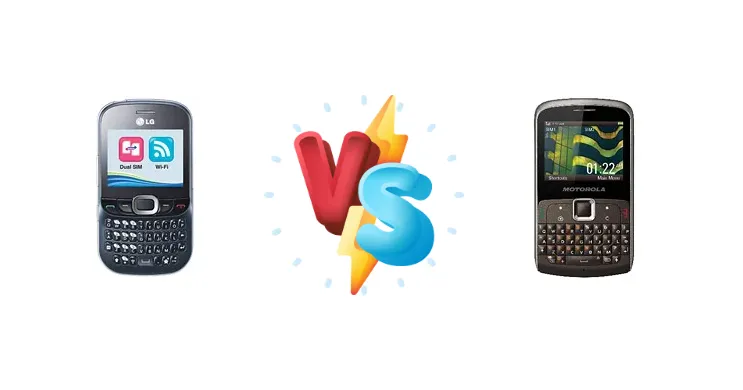 LG C375 Cookie Tweet vs Motorola EX115