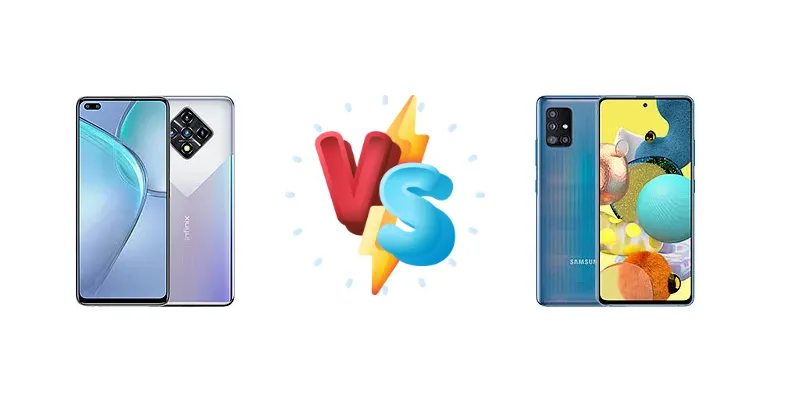Infinix Zero 8 vs Samsung Galaxy A51 5G UW