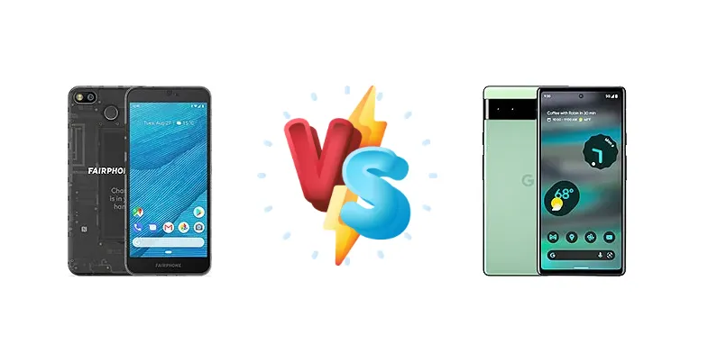 Fairphone 3 vs Google Pixel 6a