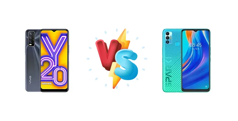 Snapdragon vs. Helio: vivo Y20i vs. Tecno Spark 7T - Budget Smartphone Showdown