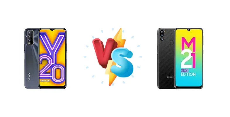 vivo Y20 vs Samsung Galaxy M21 2021