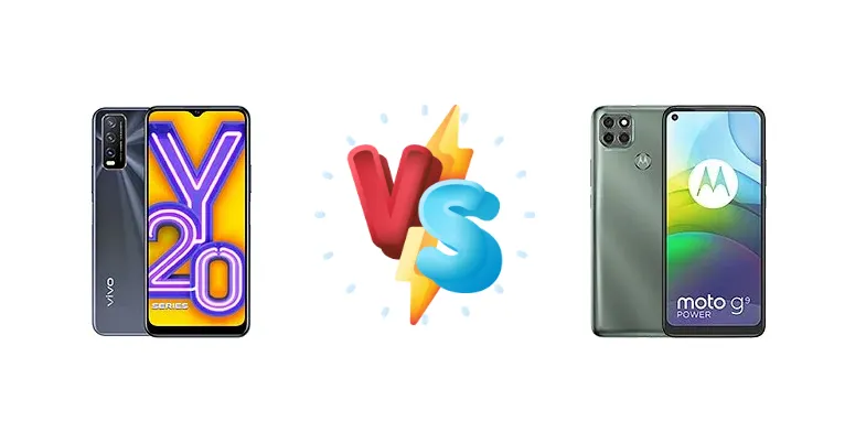 vivo Y20 vs Motorola Moto G9 Power