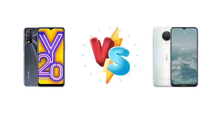 vivo Y20 vs Nokia G20