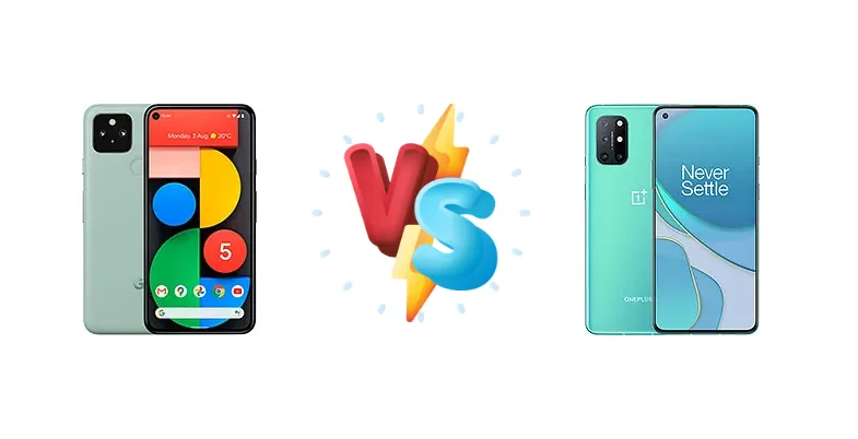 Google Pixel 5 vs OnePlus 8T