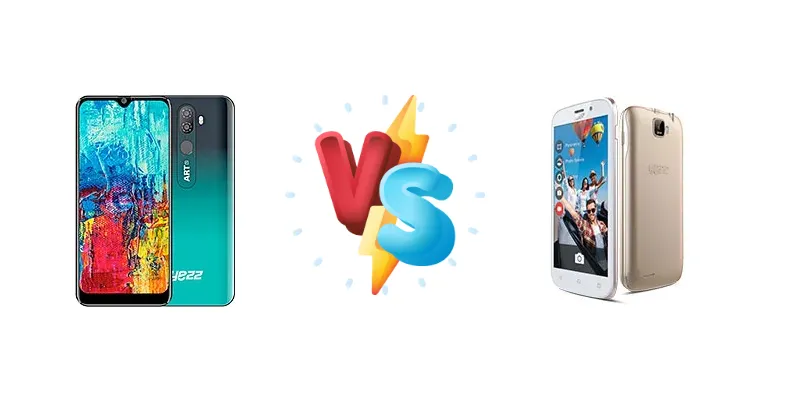 Yezz Art 1 vs Yezz Andy 5EI3 (2016)