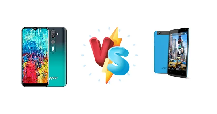 Yezz Art 1 vs Yezz Andy 5T