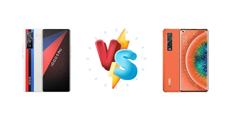vivo iQOO 5 Pro 5G vs Oppo Find X2 Pro