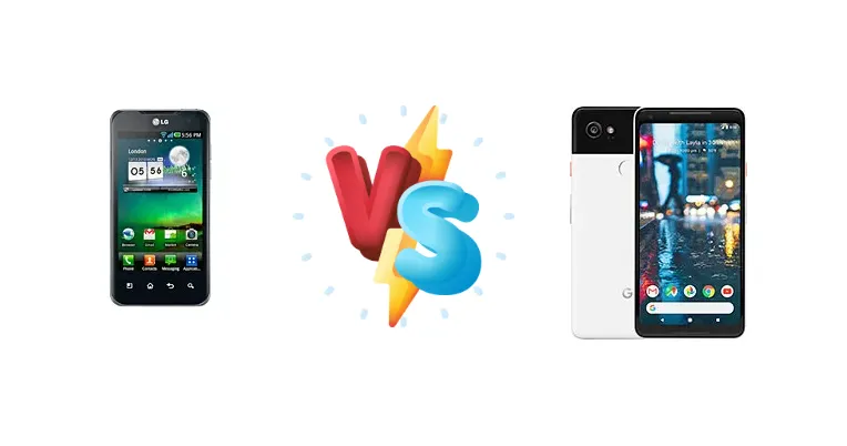 LG Optimus 2X vs Google Pixel 2 XL