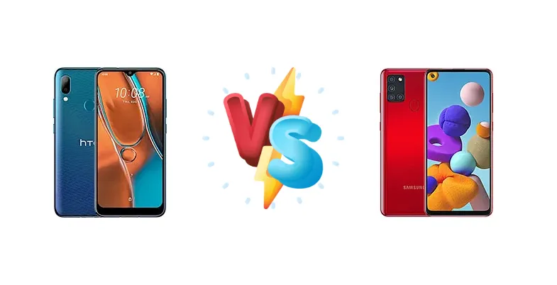 HTC Wildfire E2 vs Samsung Galaxy A21s