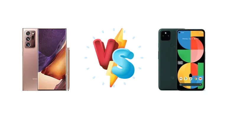 Samsung Galaxy Note20 Ultra vs Google Pixel 5a 5G