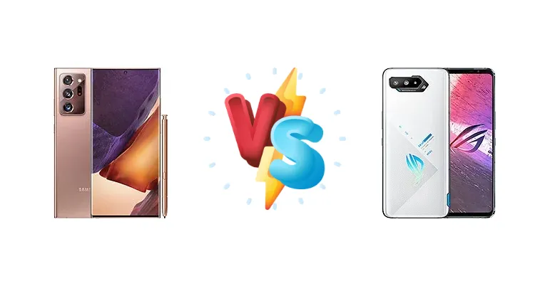 Samsung Galaxy Note20 Ultra vs Asus ROG Phone 5s
