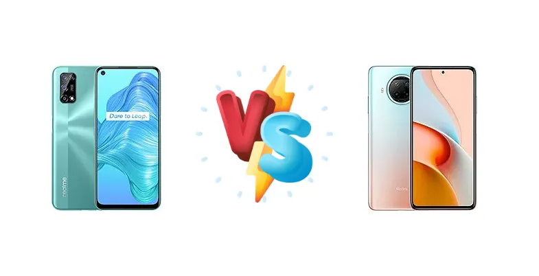 Realme V5 5G vs Xiaomi Redmi Note 9 Pro 5G