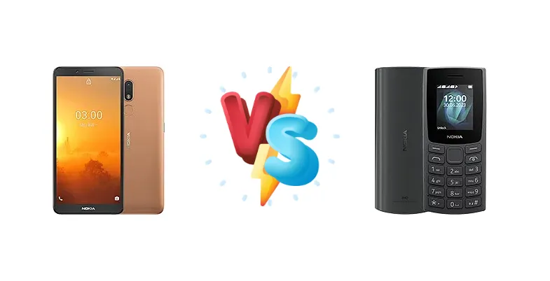 Nokia C3 vs Nokia 105 4G 2nd Edition