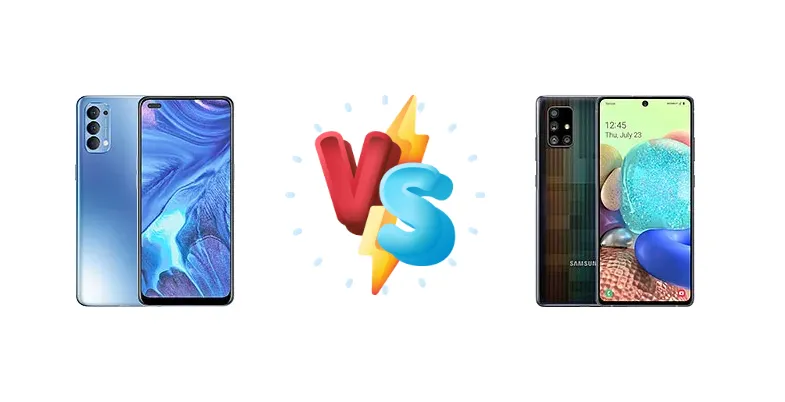 Oppo Reno4 vs Samsung Galaxy A71 5G UW
