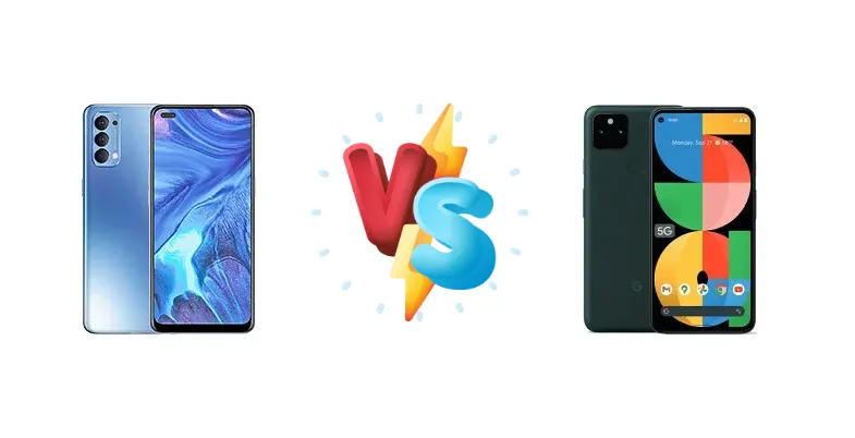 Oppo Reno4 vs Google Pixel 5a 5G