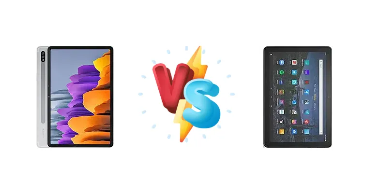Snapdragon Power vs. Fire OS Value: Samsung Galaxy Tab S7 vs. Amazon Fire HD 10 Plus (2021)