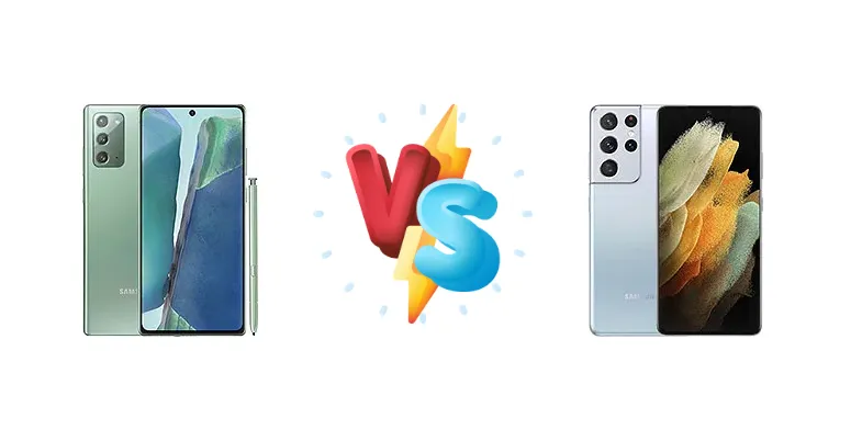 Samsung Galaxy Note20 5G vs Samsung Galaxy S21 Ultra 5G