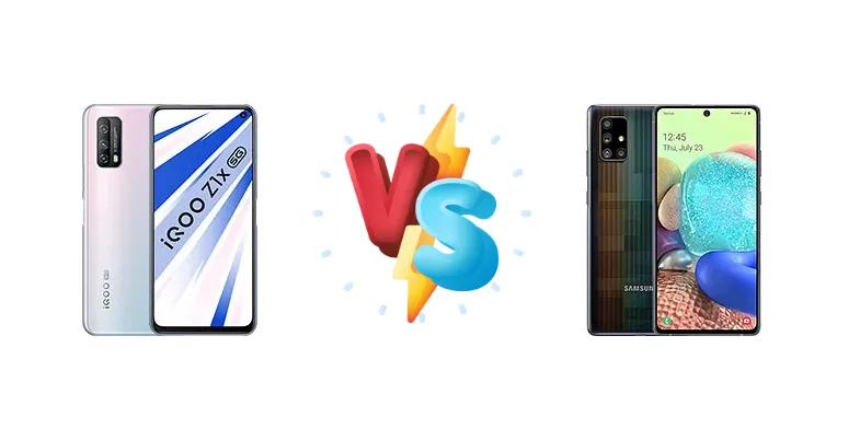vivo iQOO Z1x vs Samsung Galaxy A71 5G UW