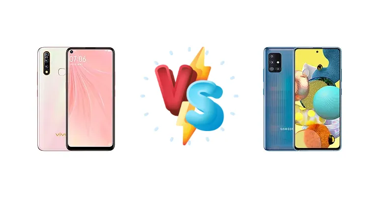vivo Z5x (2020) vs Samsung Galaxy A51 5G UW