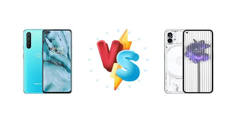 OnePlus Nord vs Nothing Phone (1)