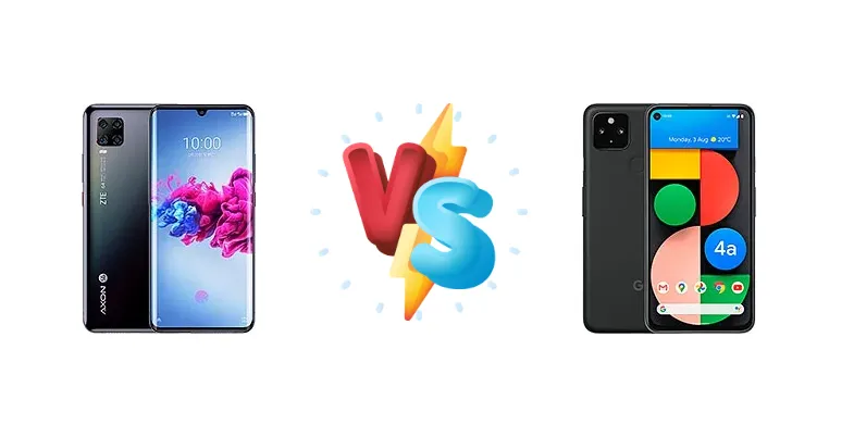 ZTE Axon 11 4G vs Google Pixel 4a 5G