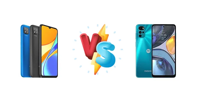 Xiaomi Redmi 9C vs Motorola Moto G22