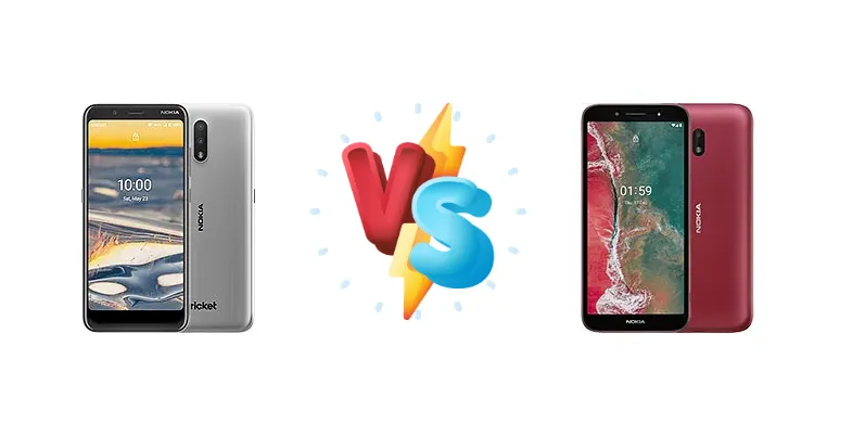 Nokia C2 Tennen vs Nokia C1 Plus