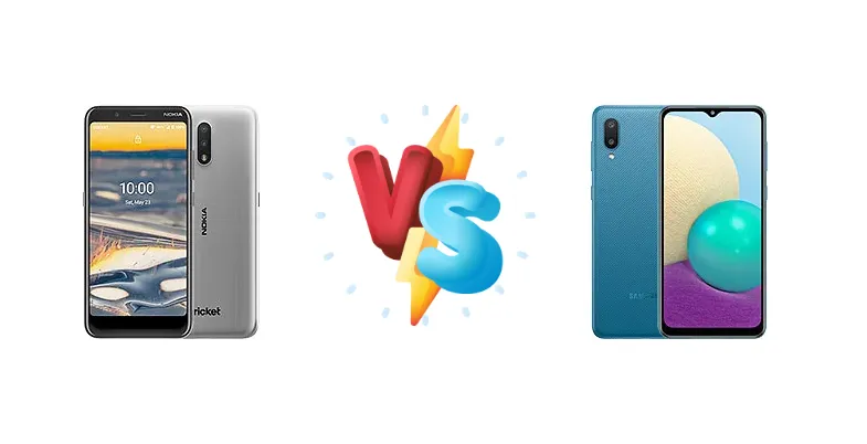 Nokia C2 Tennen vs Samsung Galaxy A02