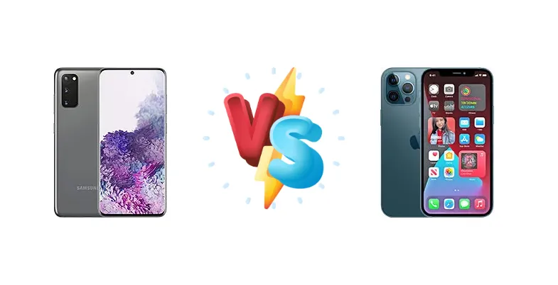 Samsung Galaxy S20 5G UW vs Apple iPhone 12 Pro Max