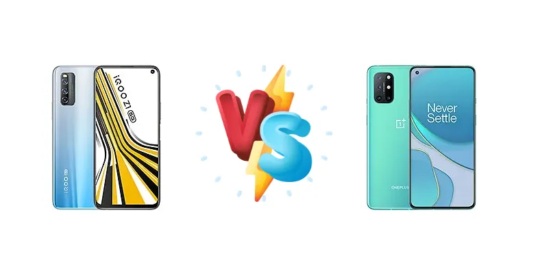 vivo iQOO Z1 vs OnePlus 8T+ 5G