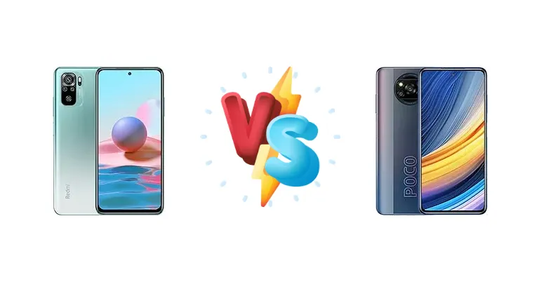 Xiaomi Redmi Note 10 vs Xiaomi Poco X3 Pro