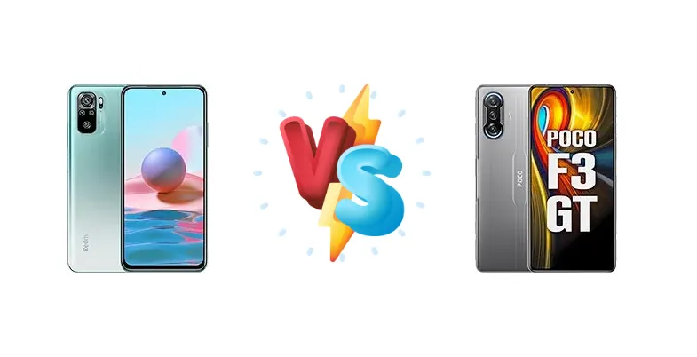 Xiaomi Redmi Note 10 vs Xiaomi Poco F3 GT