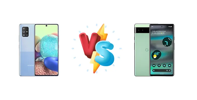 Samsung Galaxy A Quantum vs Google Pixel 6a