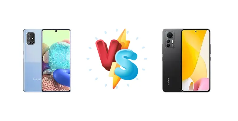 Samsung Galaxy A Quantum vs Xiaomi 12 Lite