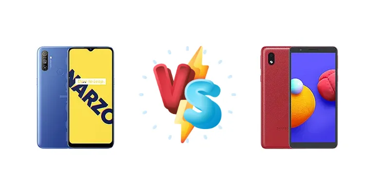 Realme Narzo 10A vs Samsung Galaxy M01 Core