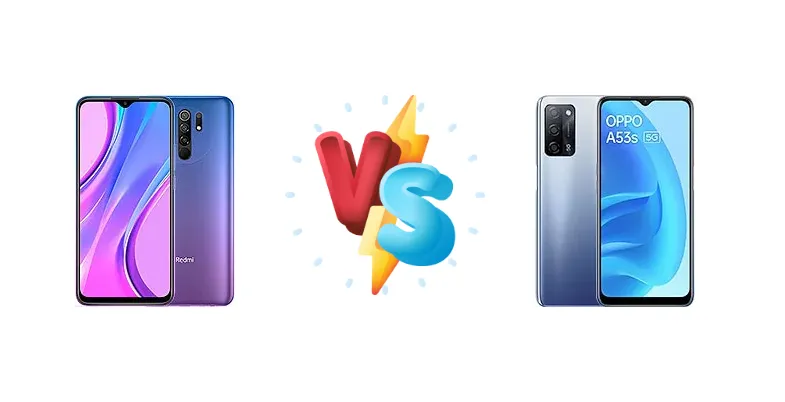 Xiaomi Redmi 9 vs Oppo A53s 5G