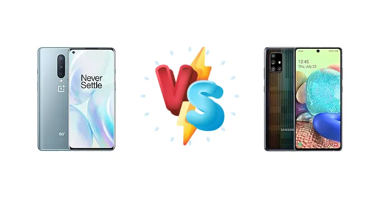 OnePlus 8 5G UW (Verizon) vs Samsung Galaxy A71 5G UW