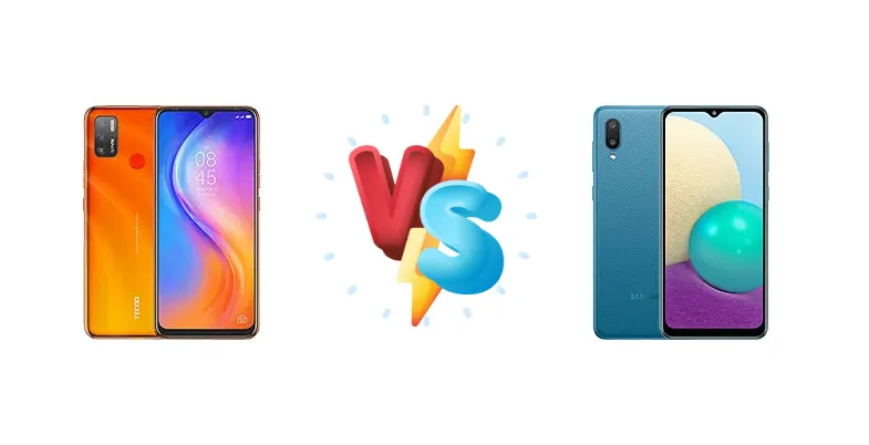 Tecno Spark 5 Air vs Samsung Galaxy A02