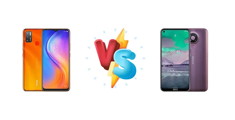 Tecno Spark 5 Air vs Nokia 3.4